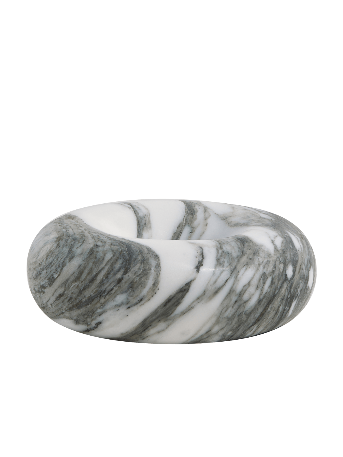 Arabescato marble incense holder