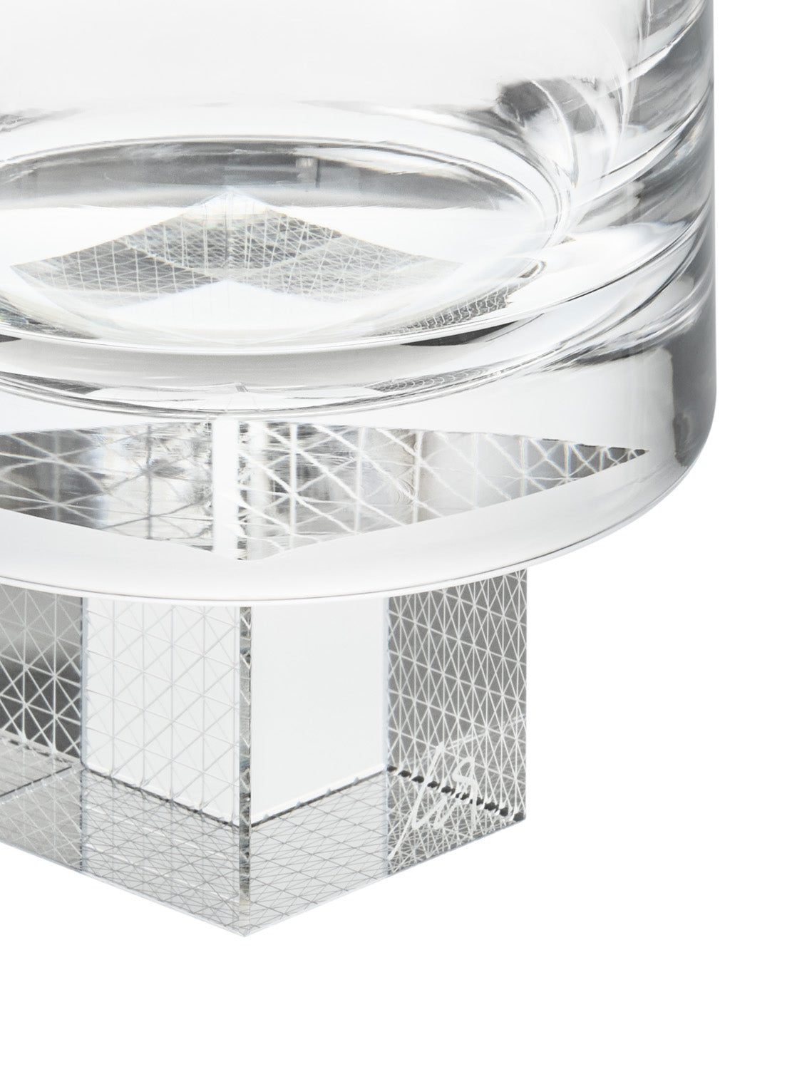 Clear Whisky Cube sklenice