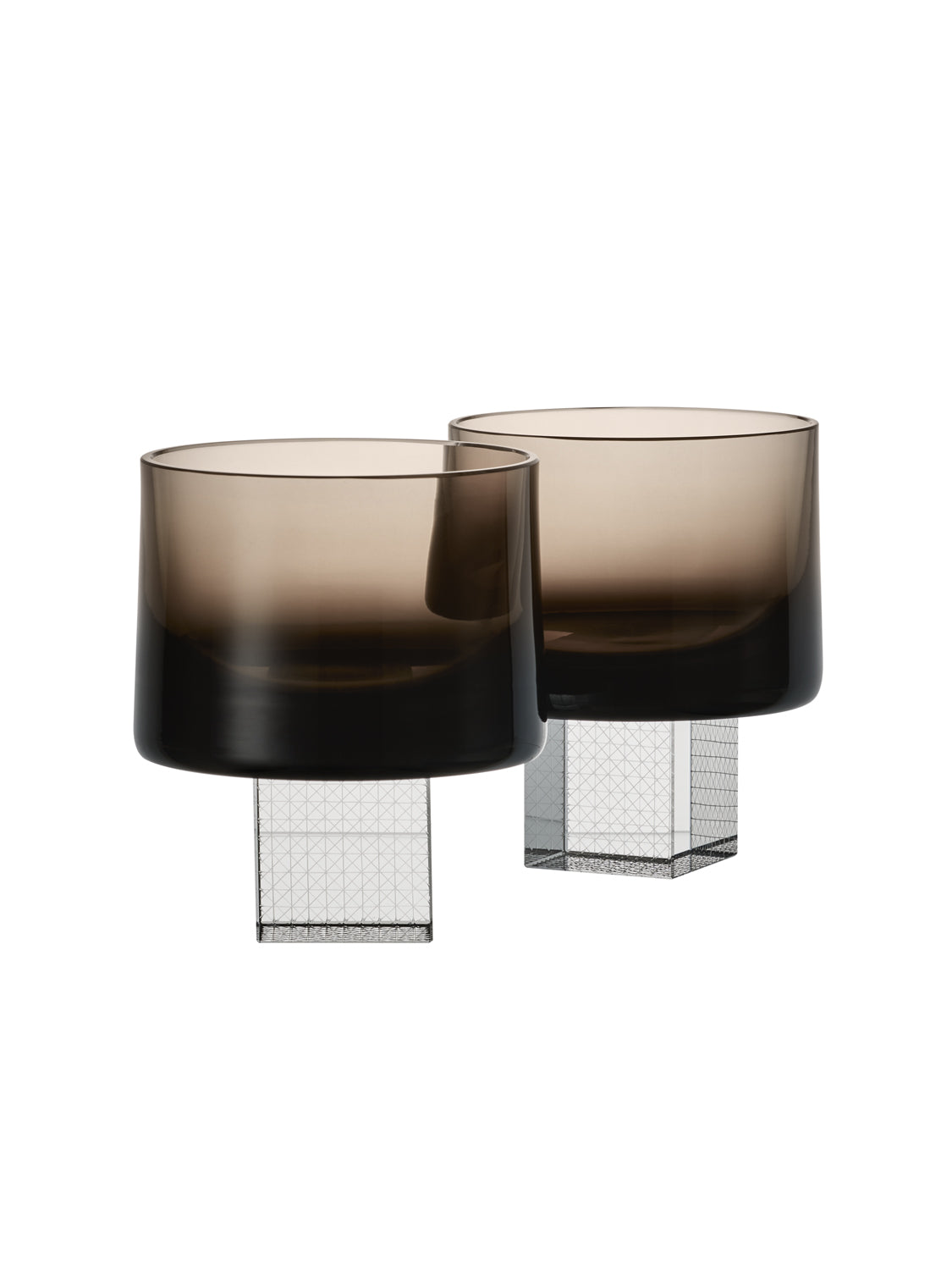 Smoke Whiskey Cube glasses