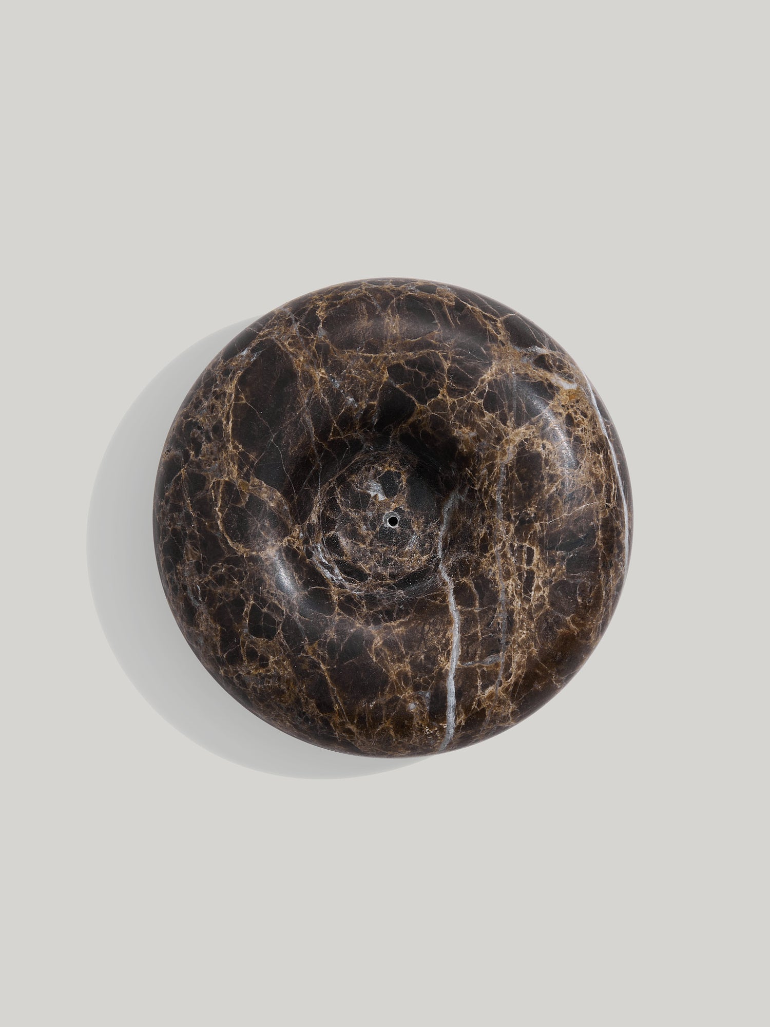 Emperador Dark marble Incense holder