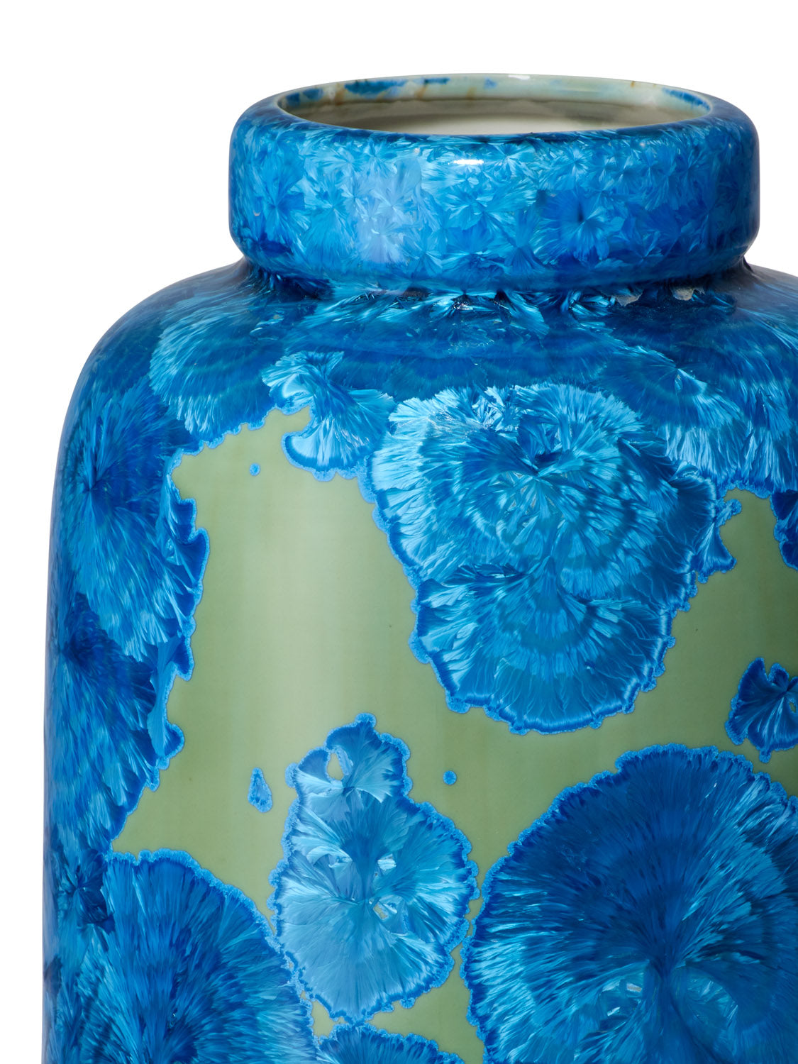 Crystalline III váza zelená