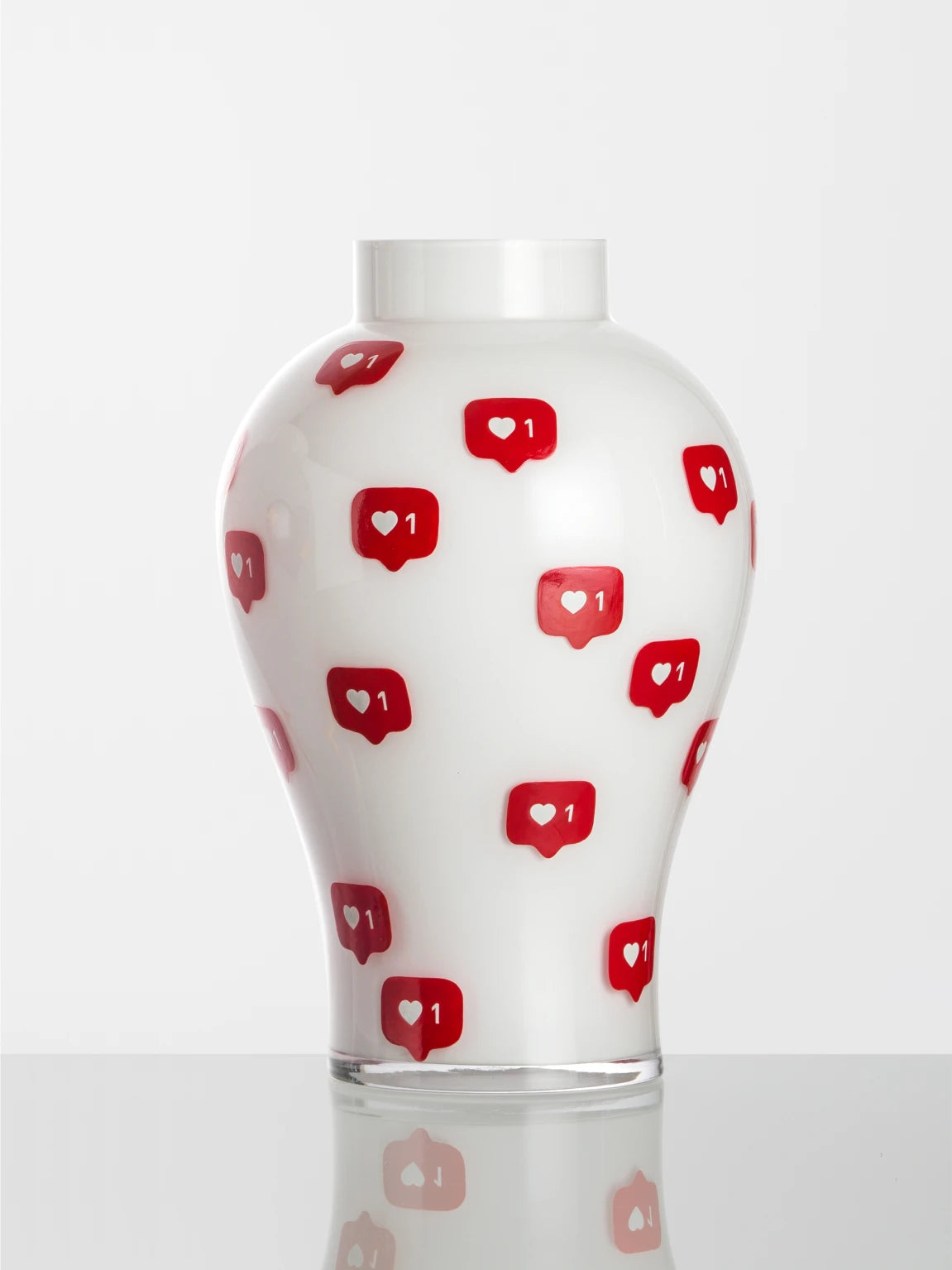 "Likes" emoji vase