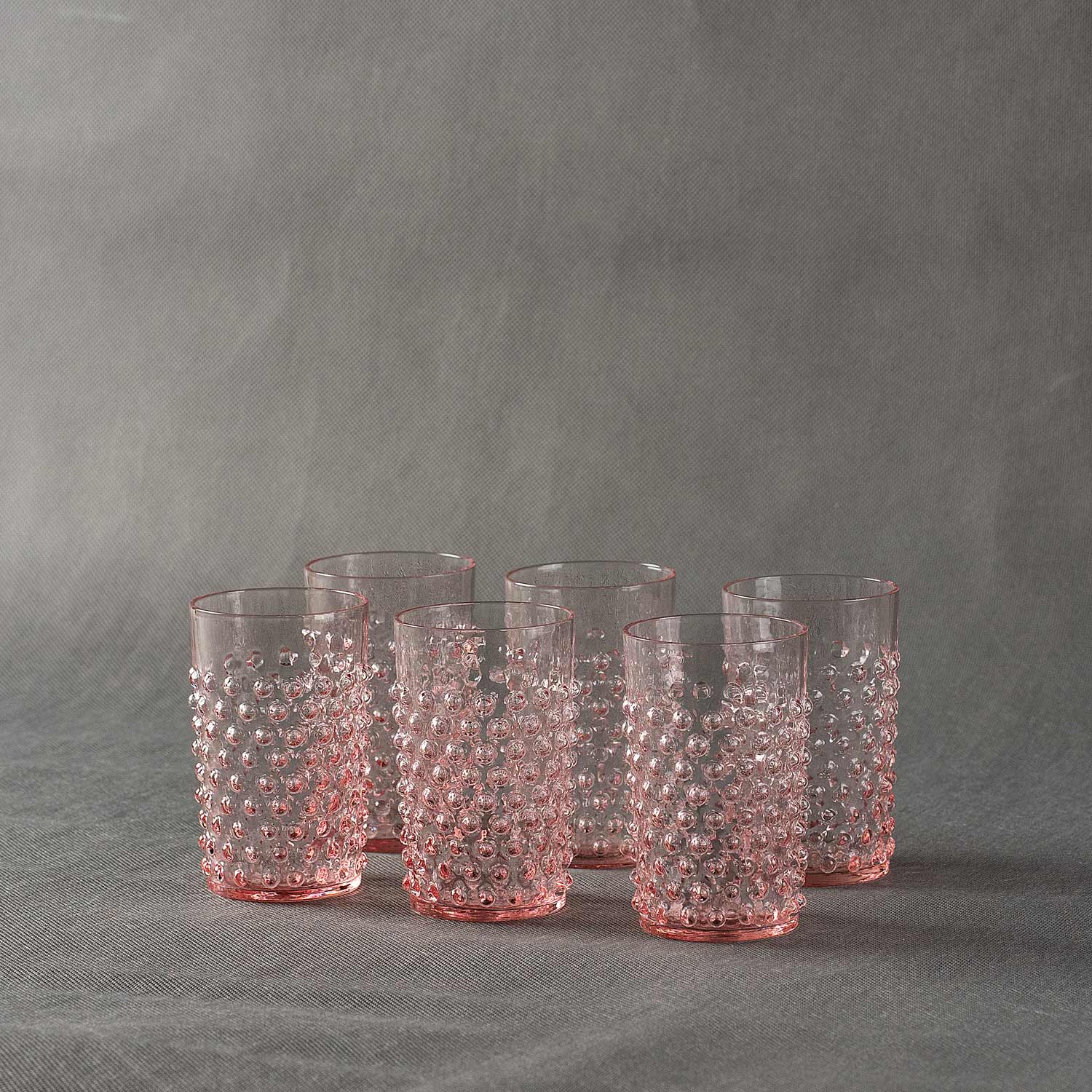 Hobnail glasses
