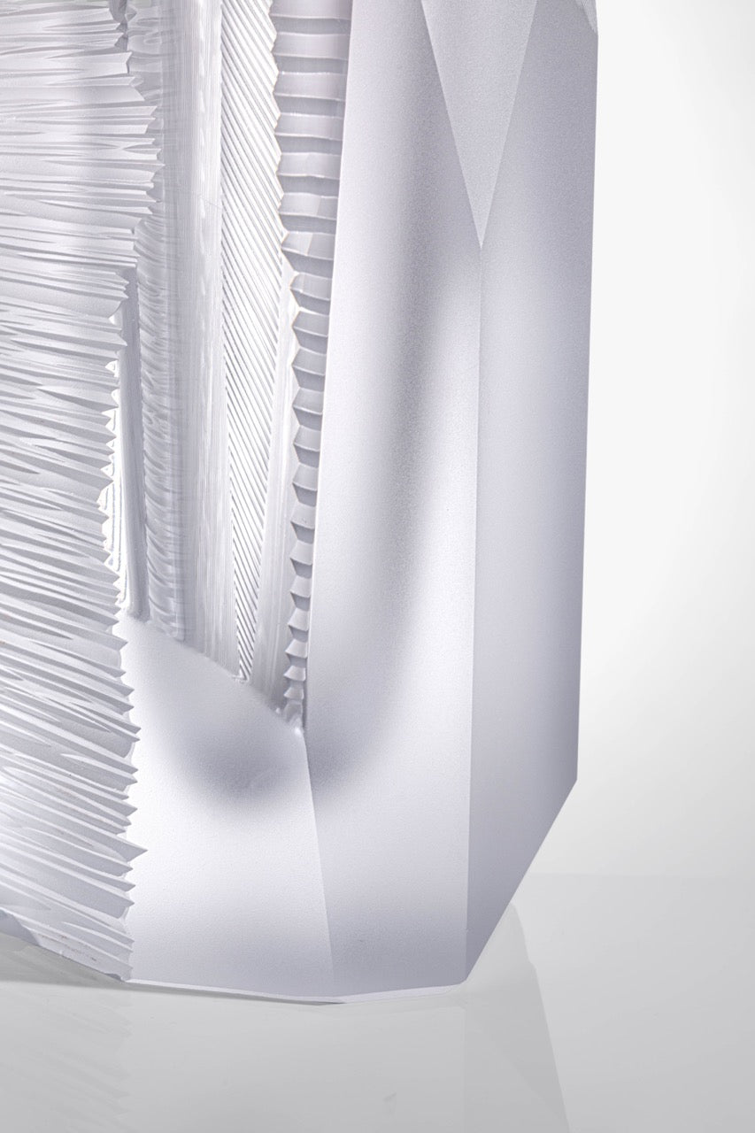 Enigma vase 30 cm clear