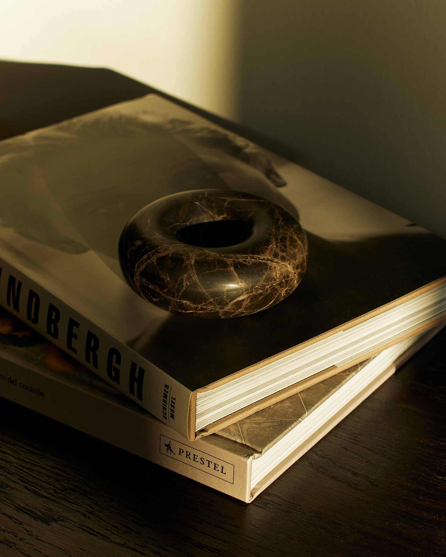 Emperador Dark marble Incense holder