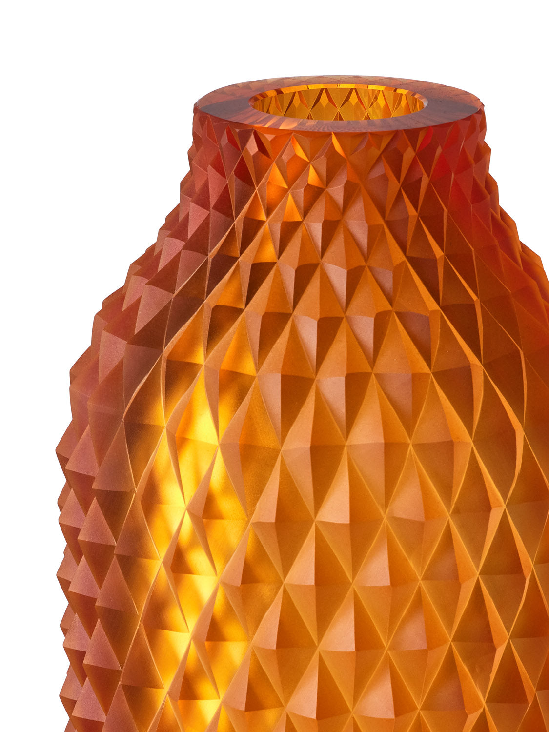 Coco váza - jantarová