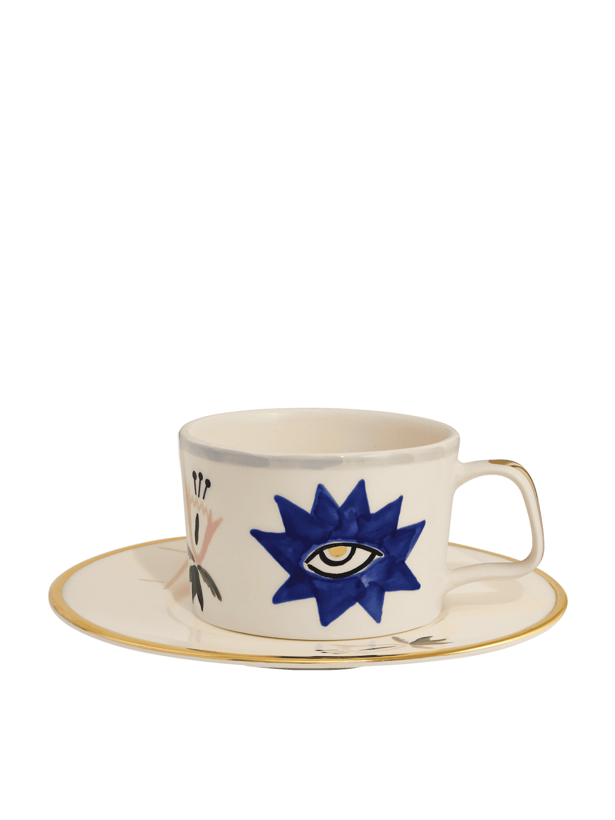 Naive cup with saucer
