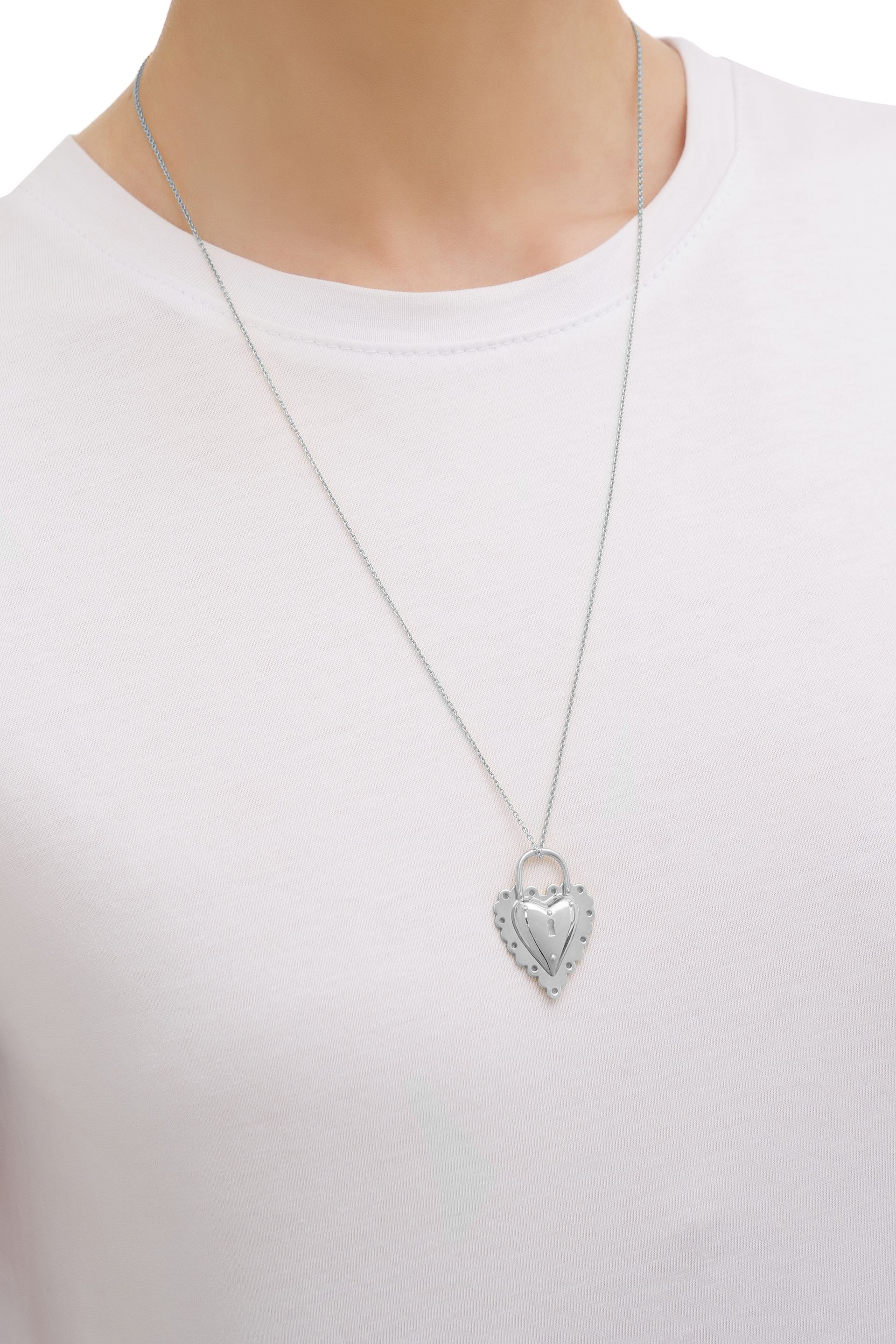 Open Heart Gold Plated Pendant