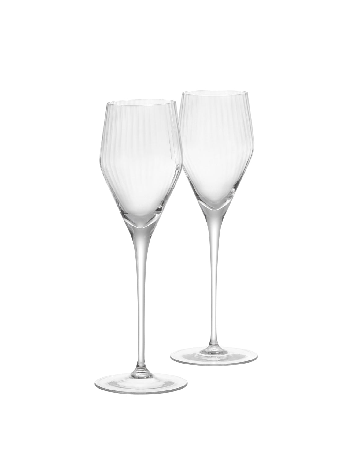 Dolce Vita champagne tulip glasses (set of 2)