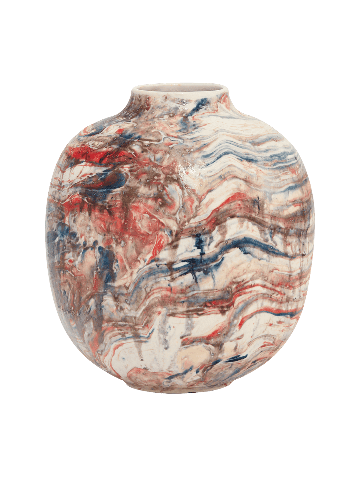 Marble vase small 6