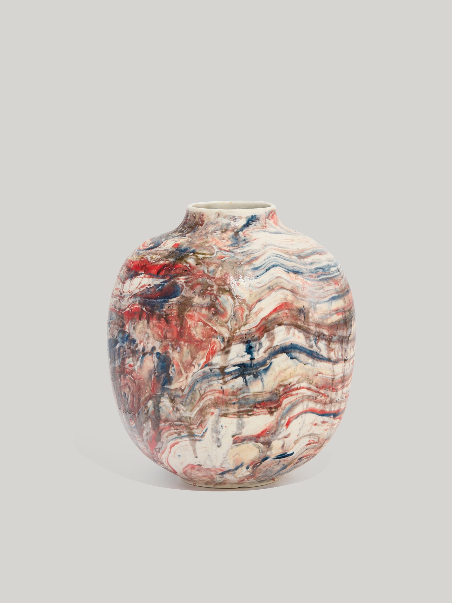 Marble vase small 6