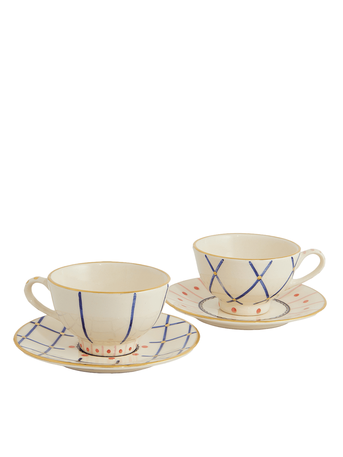 Cups multicolour (set of 2)