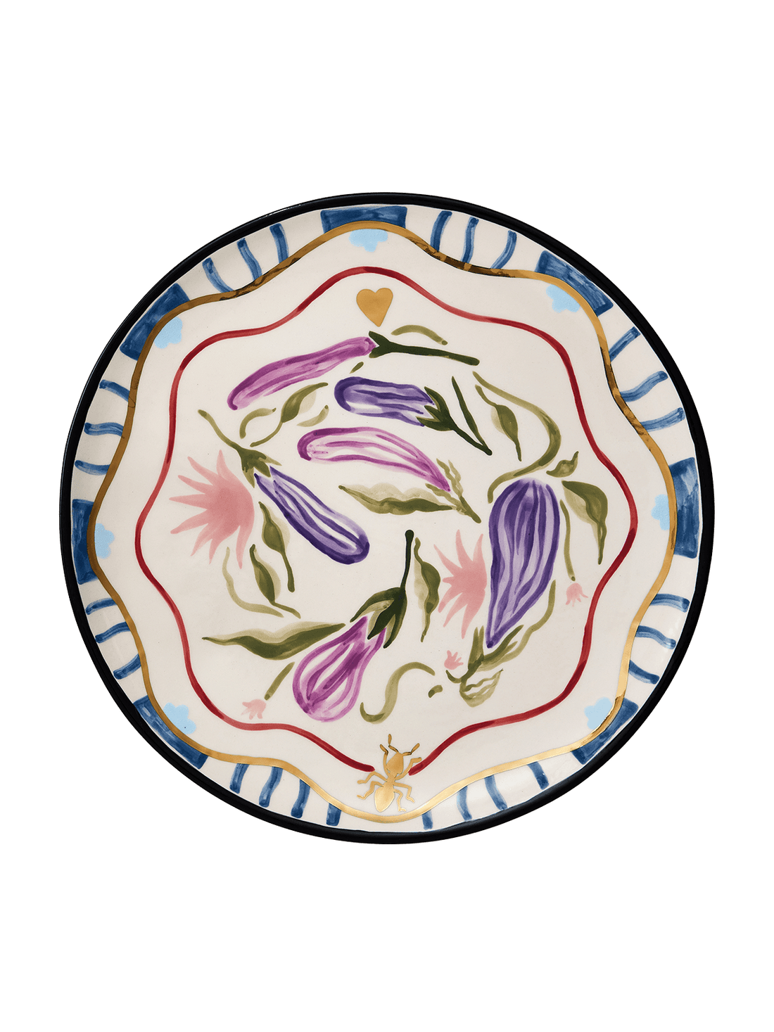 Aubergine plate