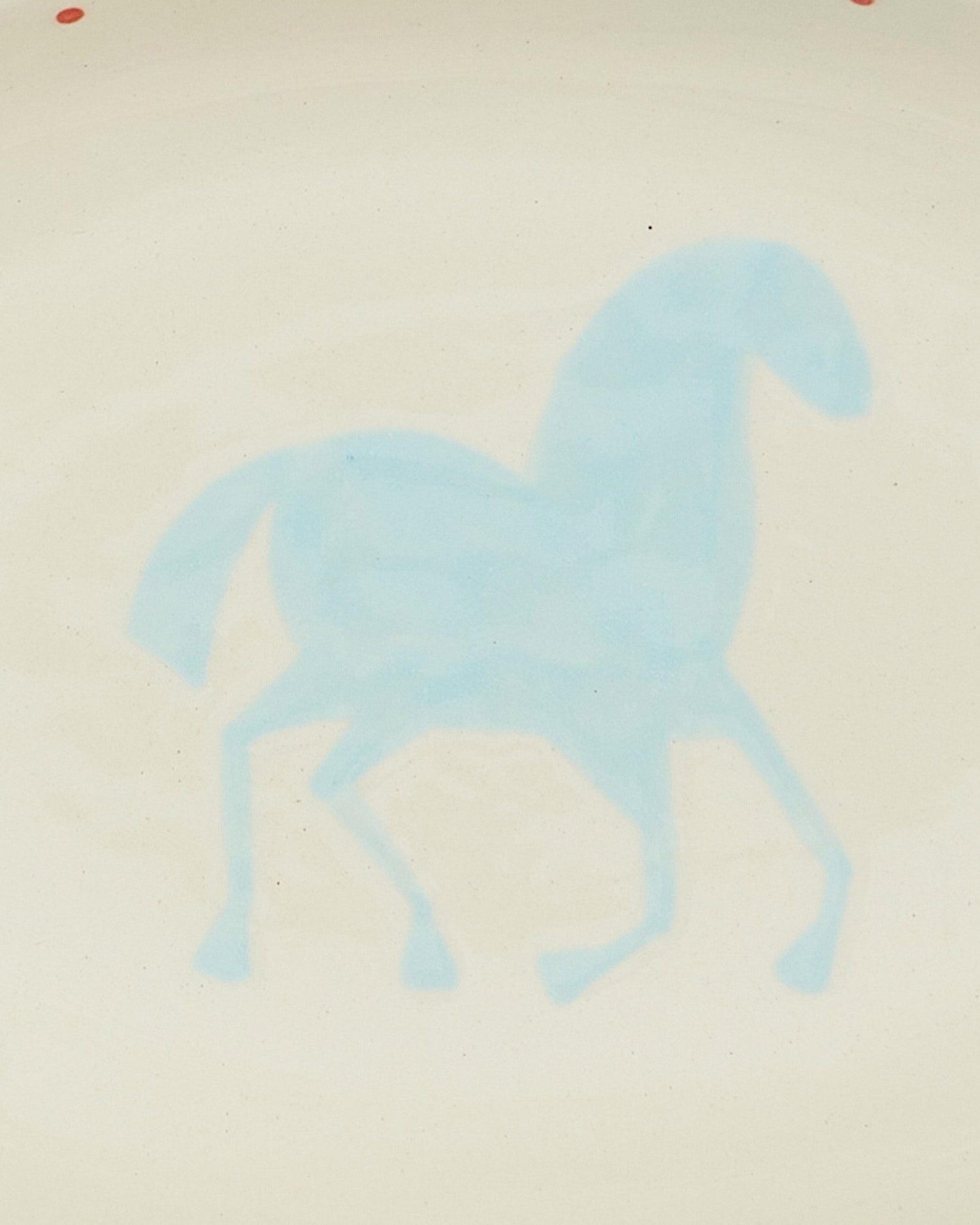 Horse oval plate