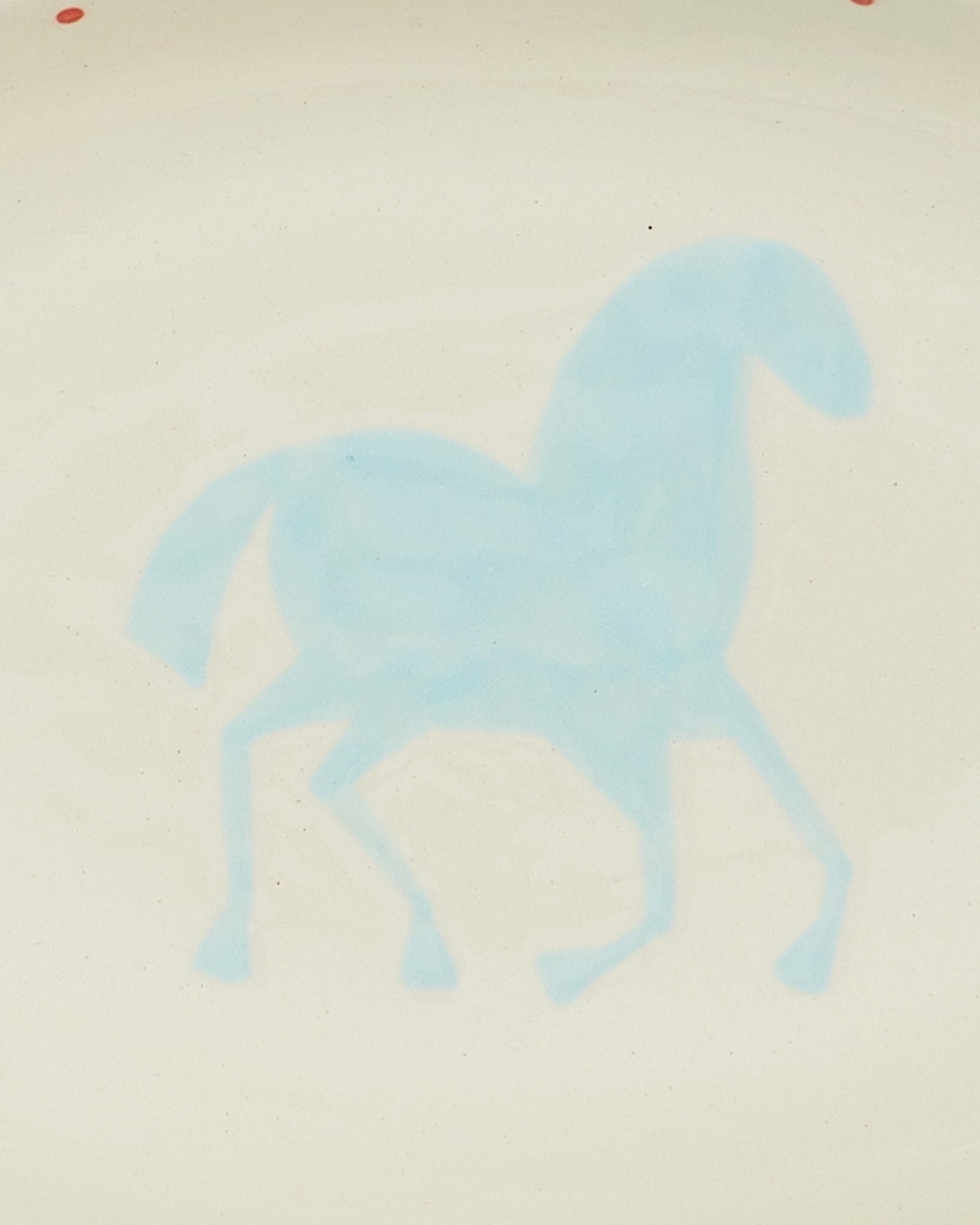 Horse oval plate