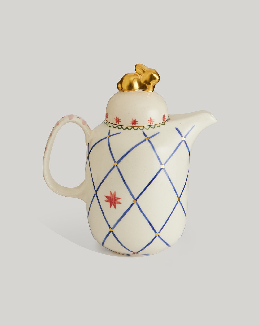 Multicolored teapot