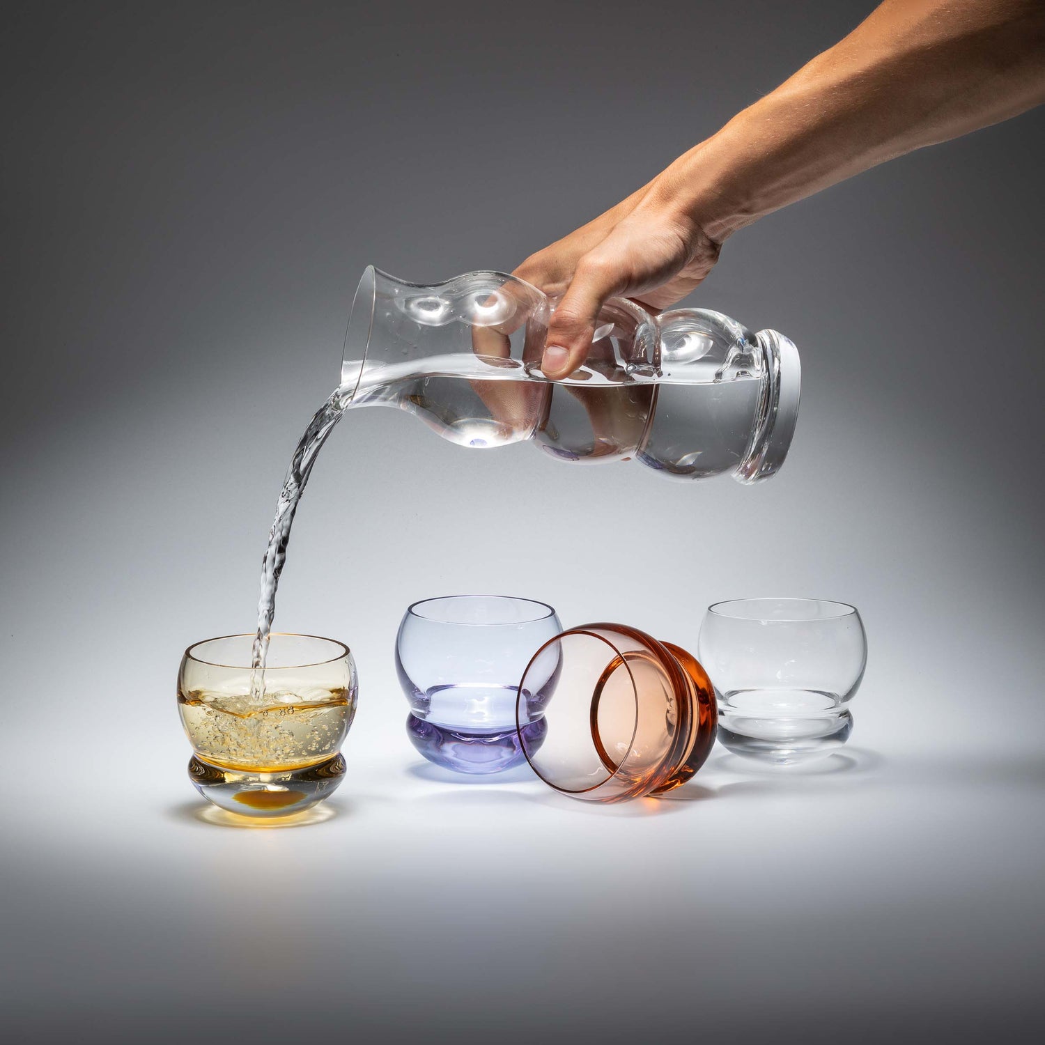Bubbles glass