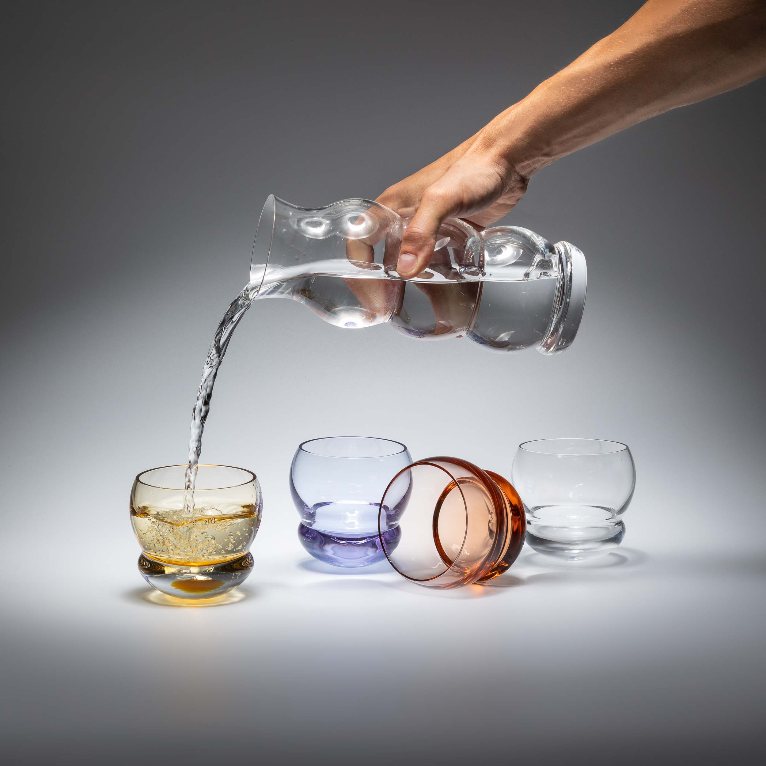 Bubbles glass