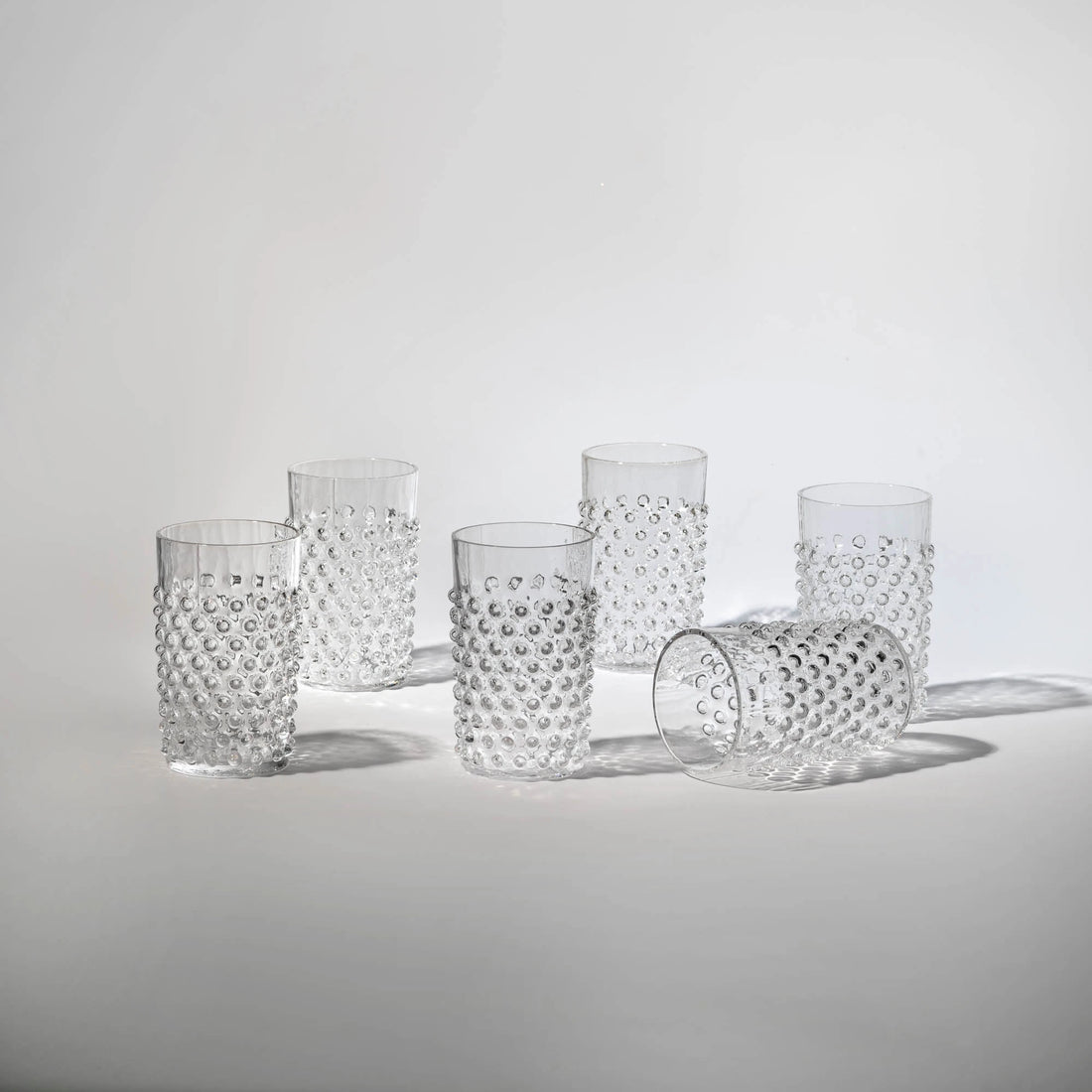 Hobnail glass