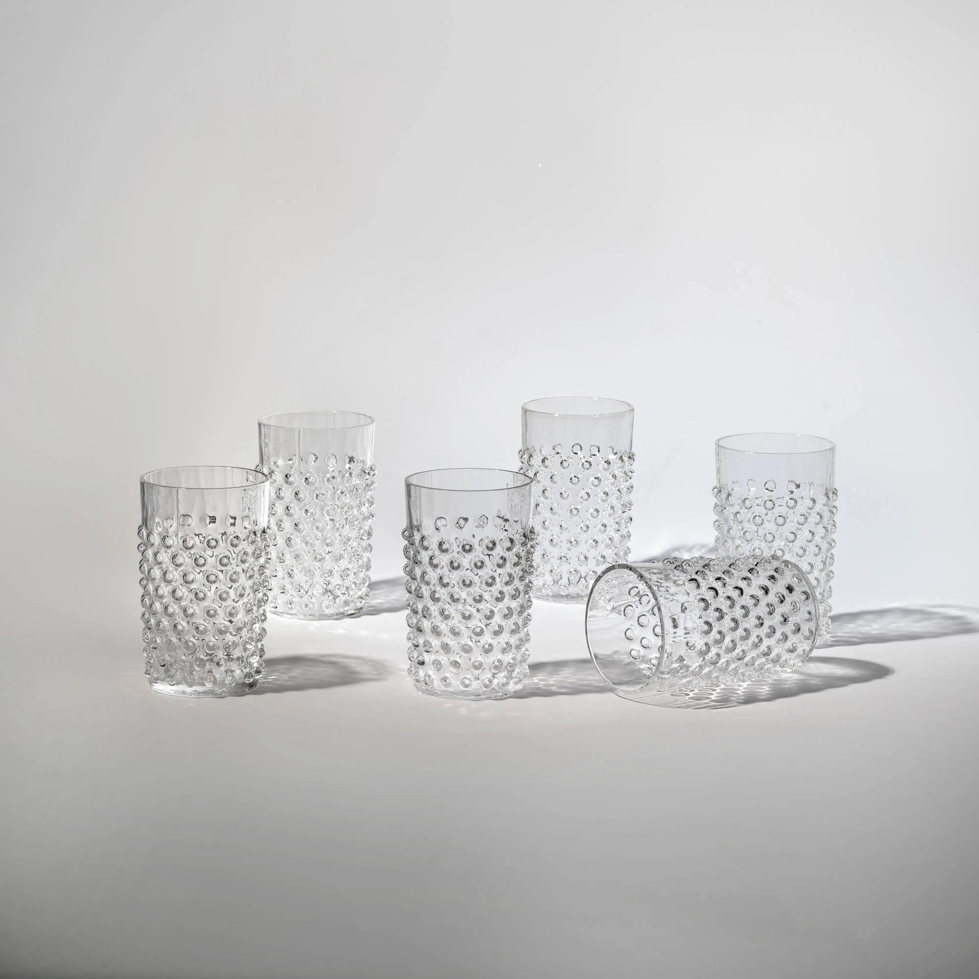 Hobnail glass