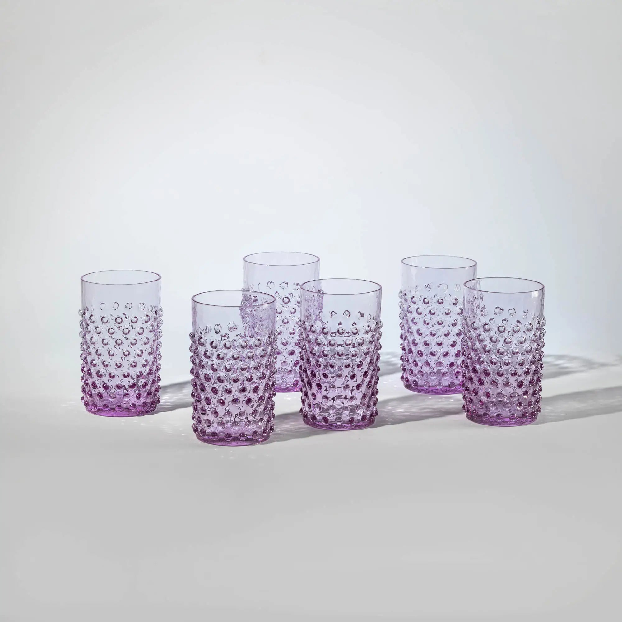 Hobnail glass