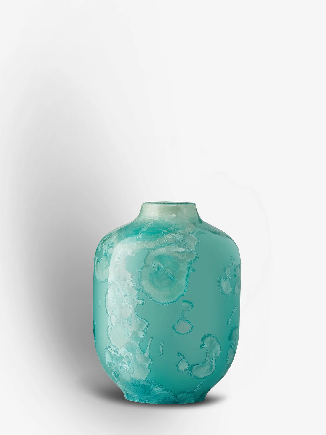 Crystalline I vase turquoise