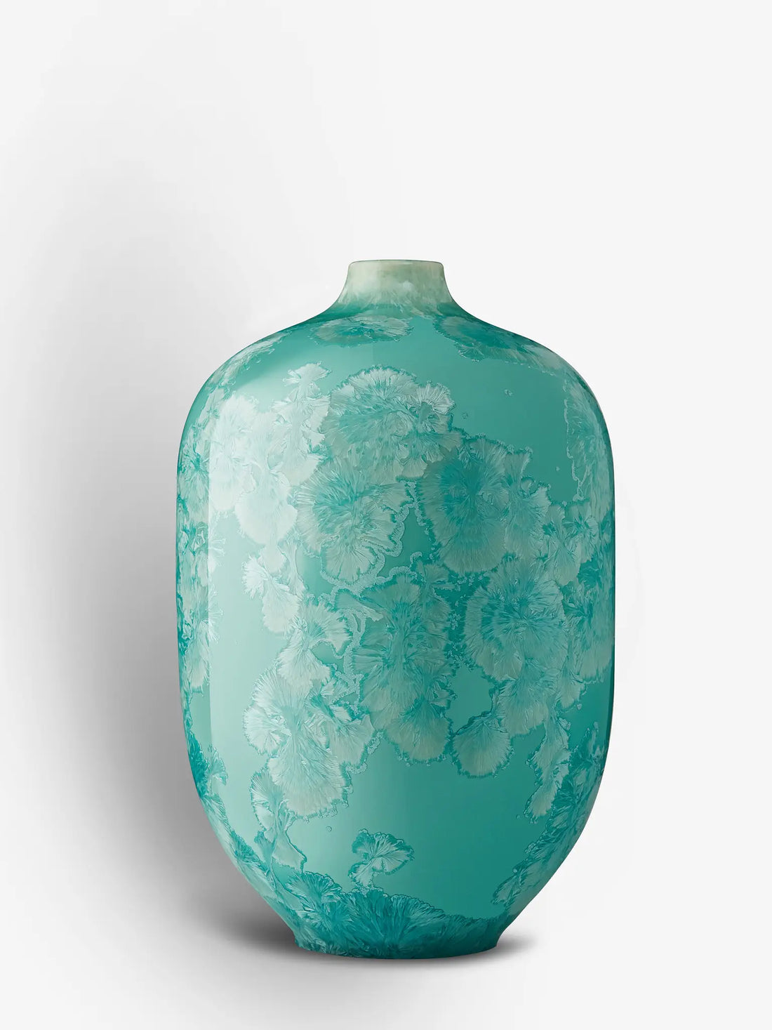 Crystalline II vase turquoise