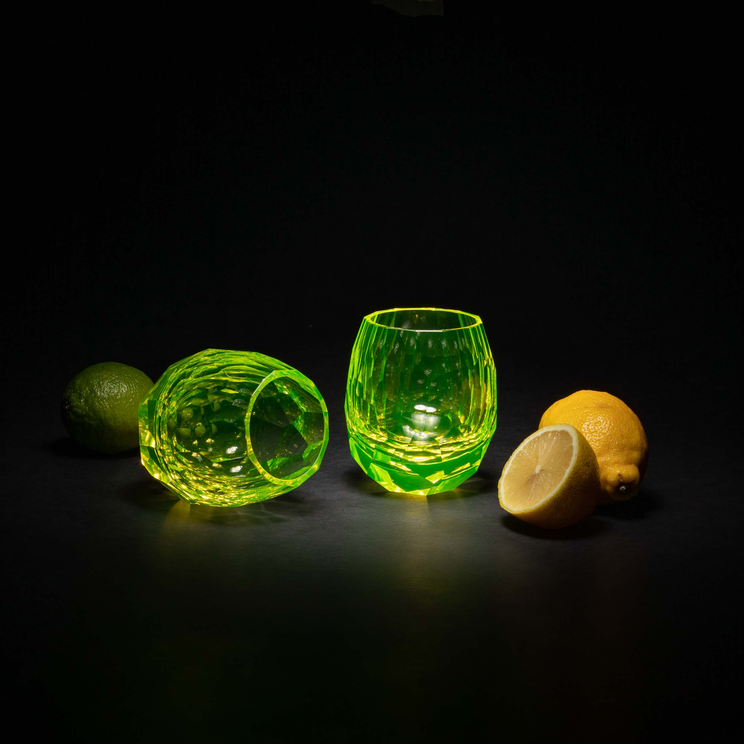 Uranium Cubism glass