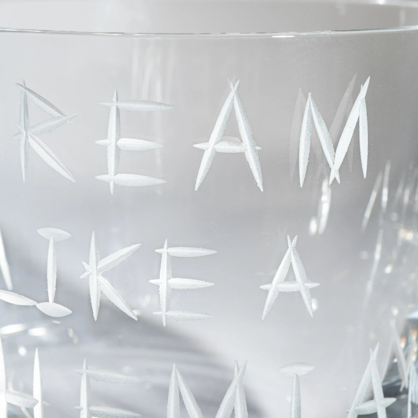 Dream like a bohemian glass