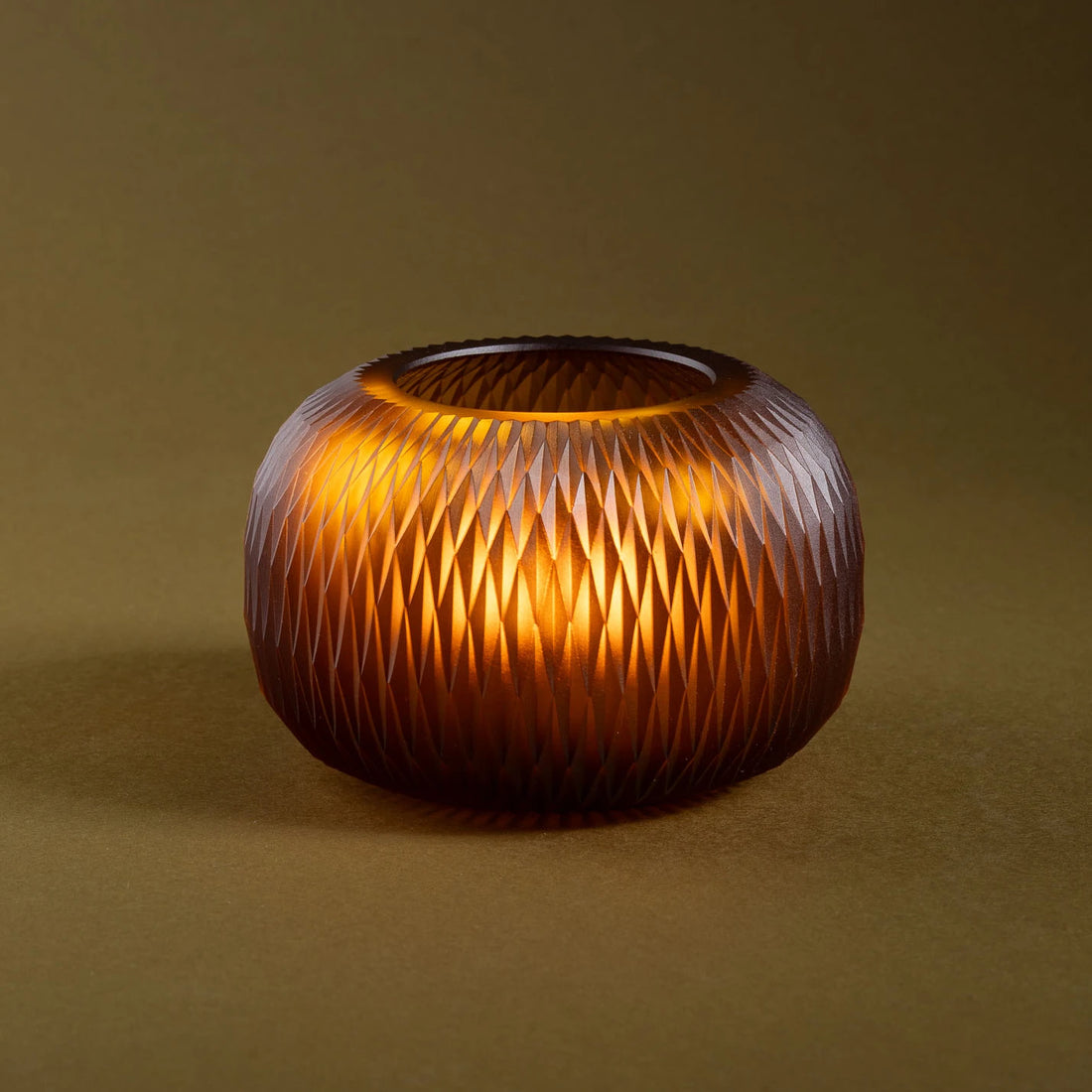 Amber metamorphosis candleholder