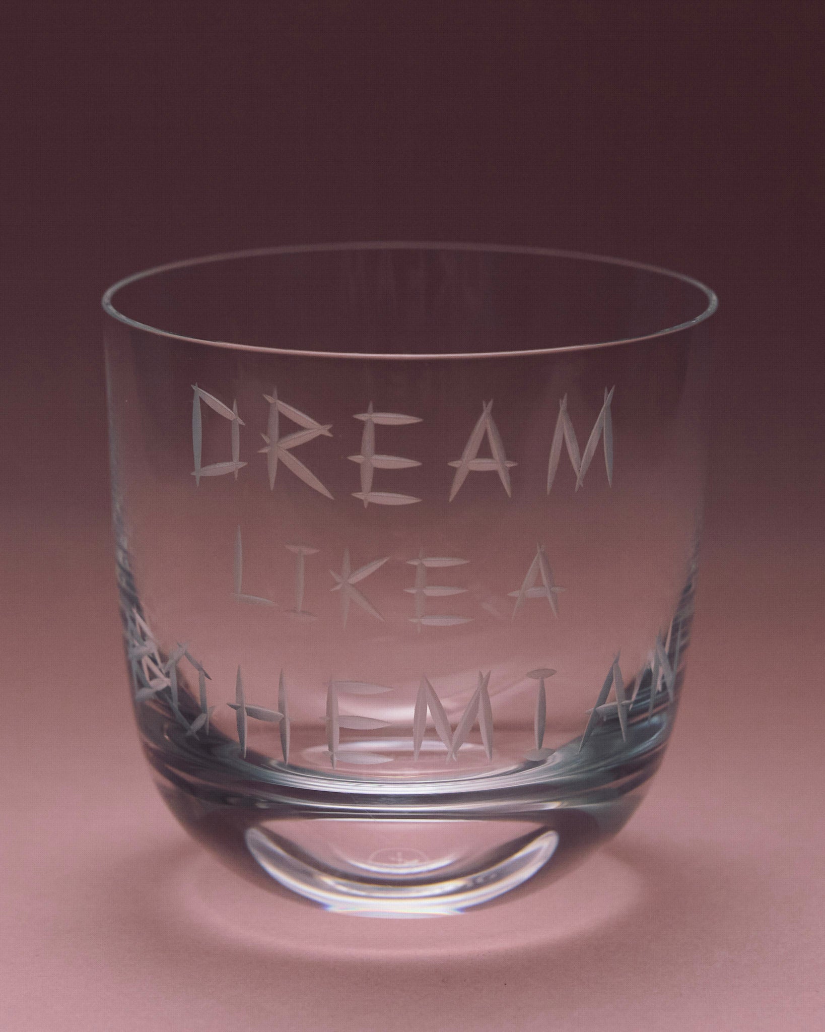 Dream like a bohemian glass