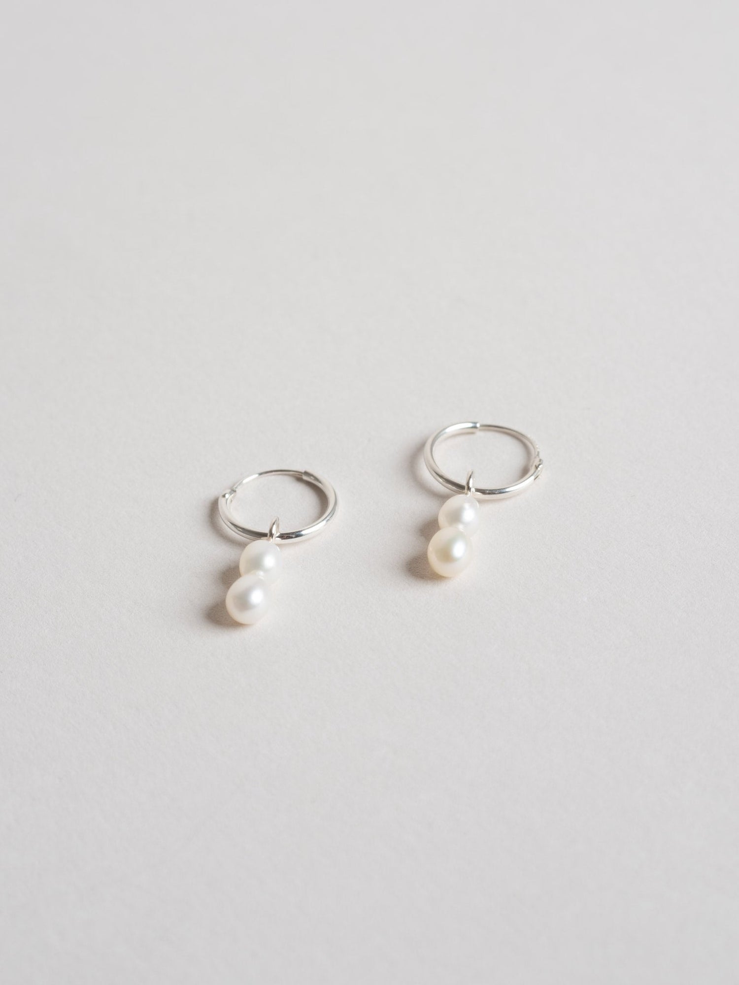 Seed pearl earrings