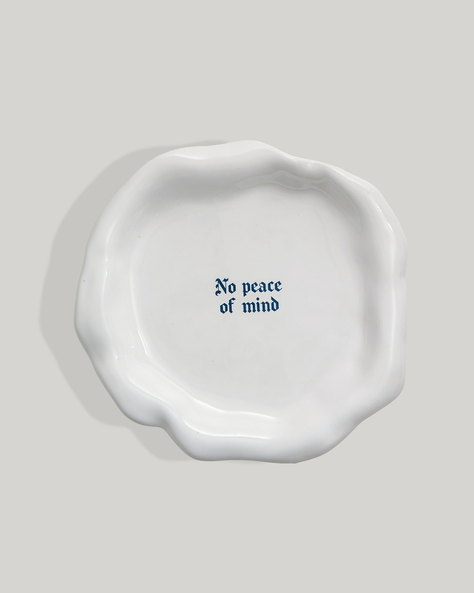 The Issues dessert plate