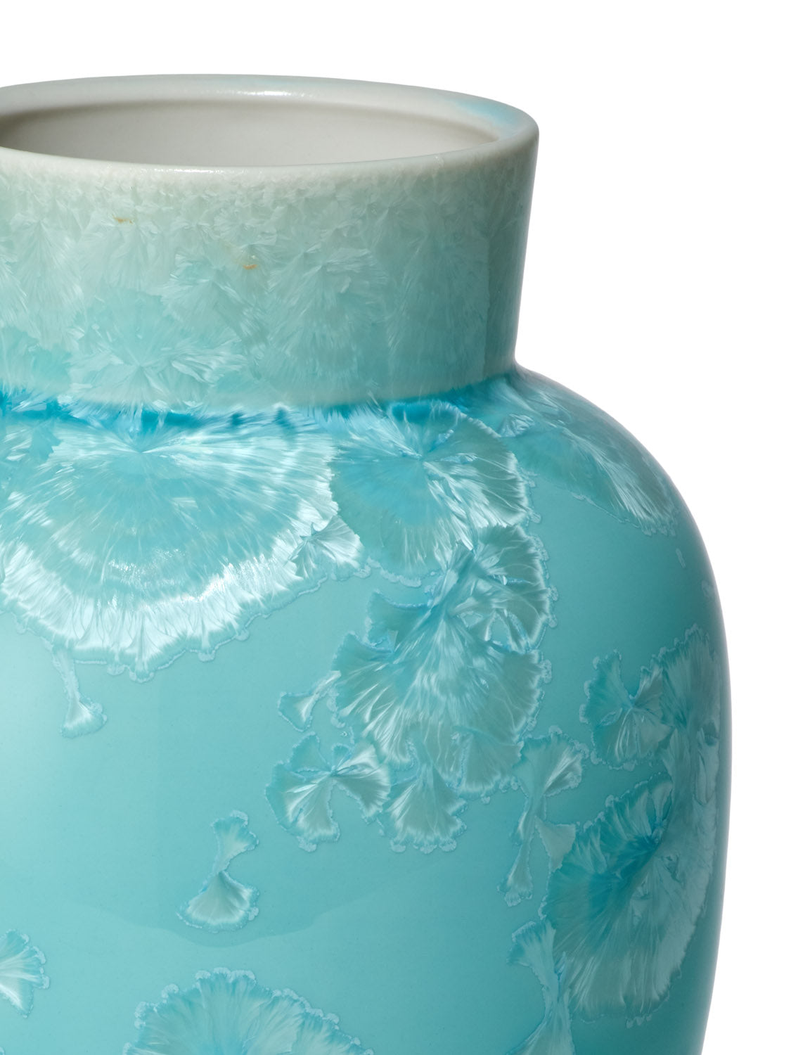 Crystalline II vase turquoise