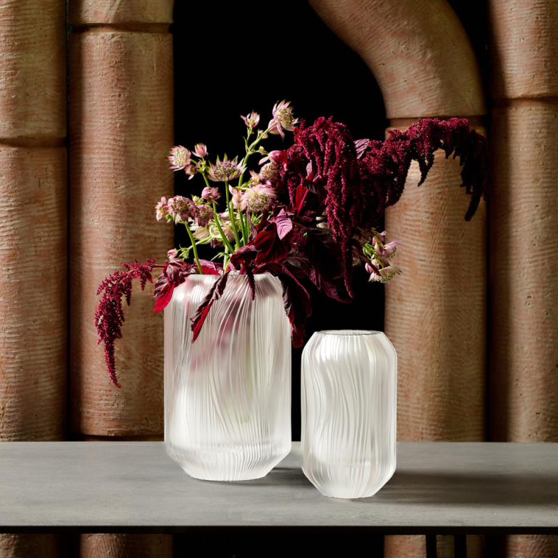 Icona váza 17 cm - Čírá