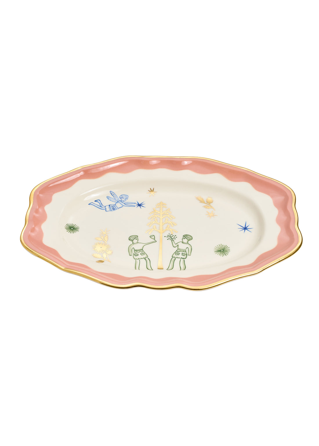 Vechornytsi zdobený talíř