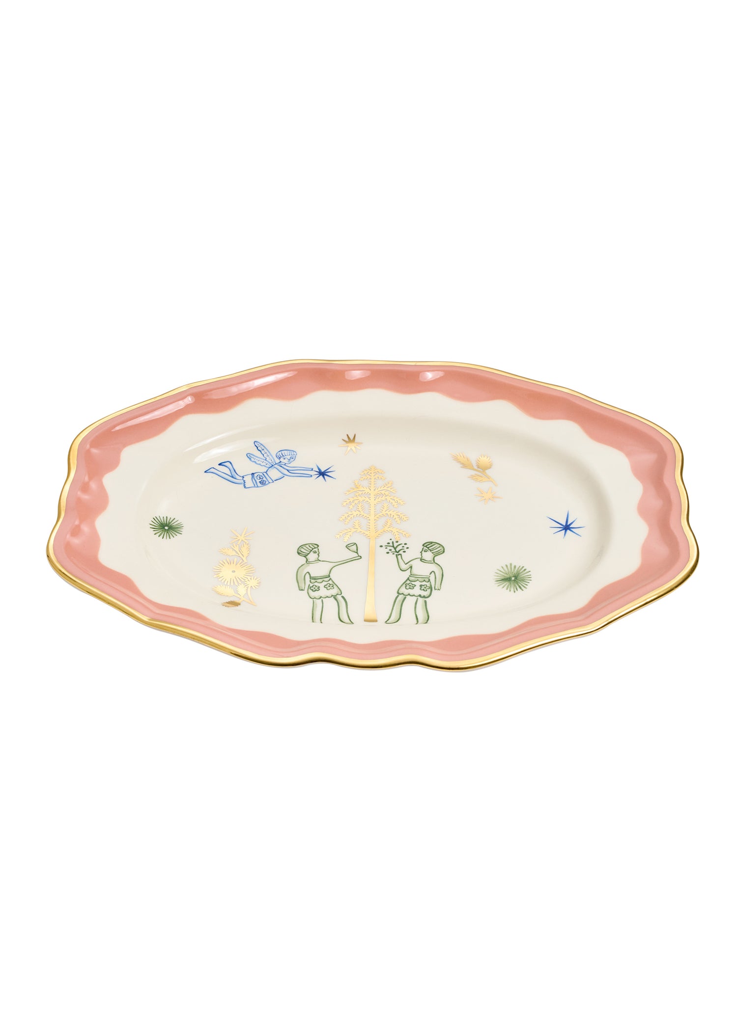 Vechornytsi zdobený talíř