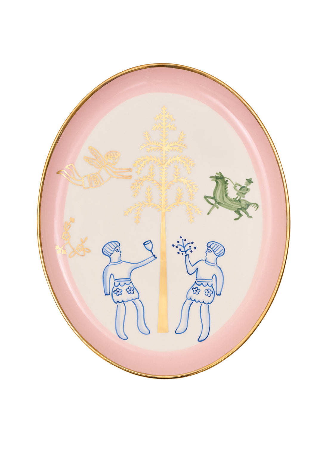 Vechornytsi ovalný talíř